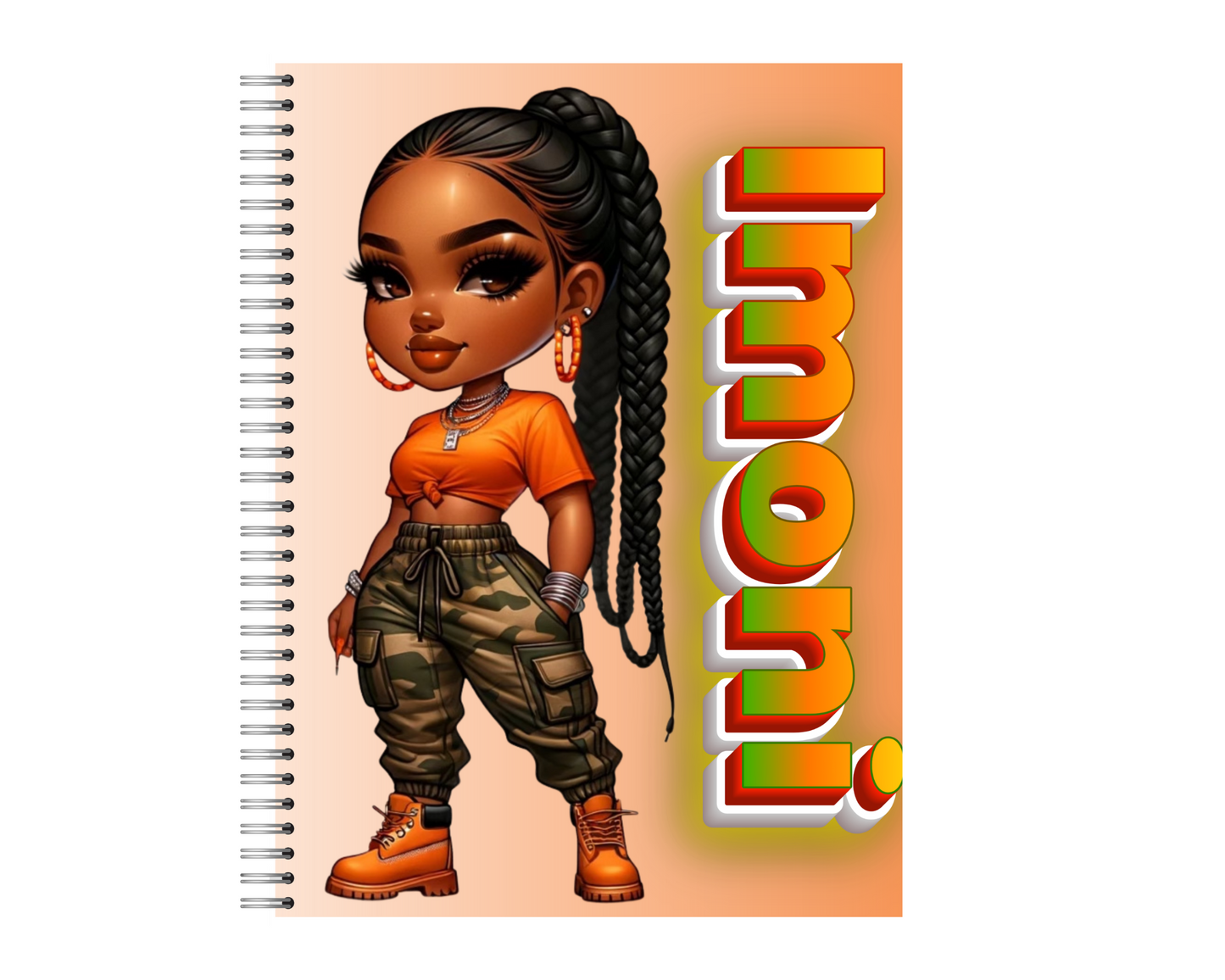 Personalized Girl Notebook