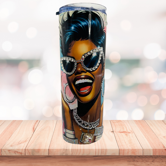 Fierce & Fabulous Bling Tumbler