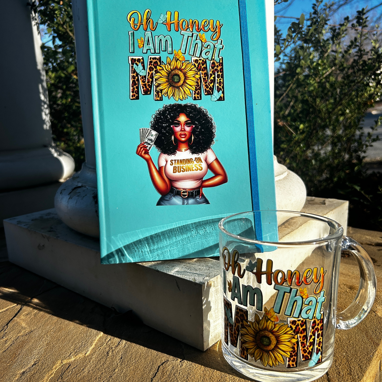 Oh Honey, I Am That Mom – Boss Mom Journal & Mug Gift Set