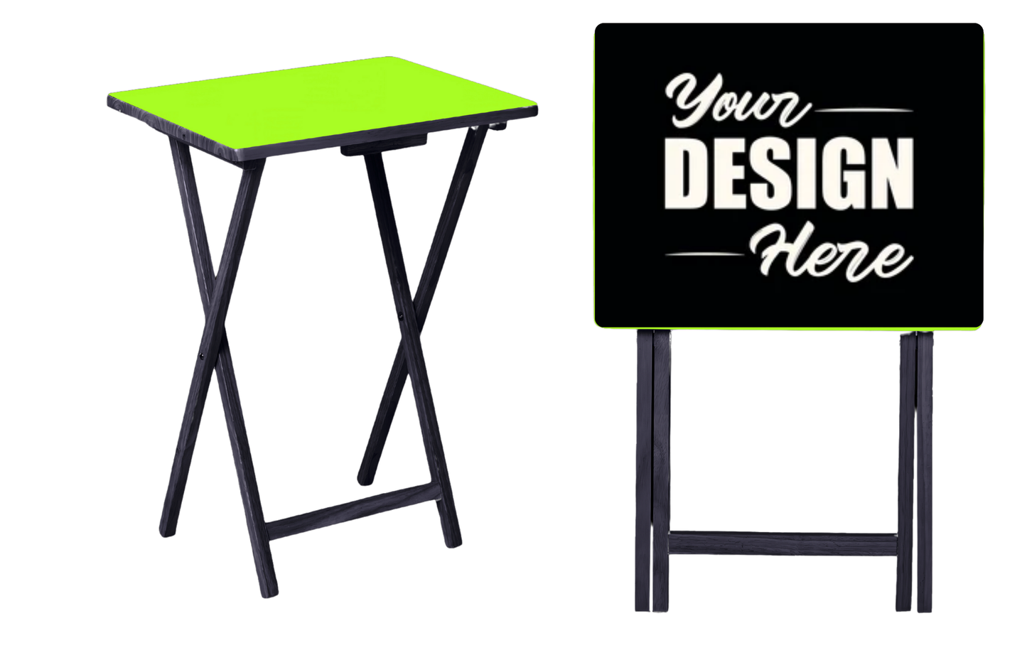 Custom Tray Tables-Epoxy Covered