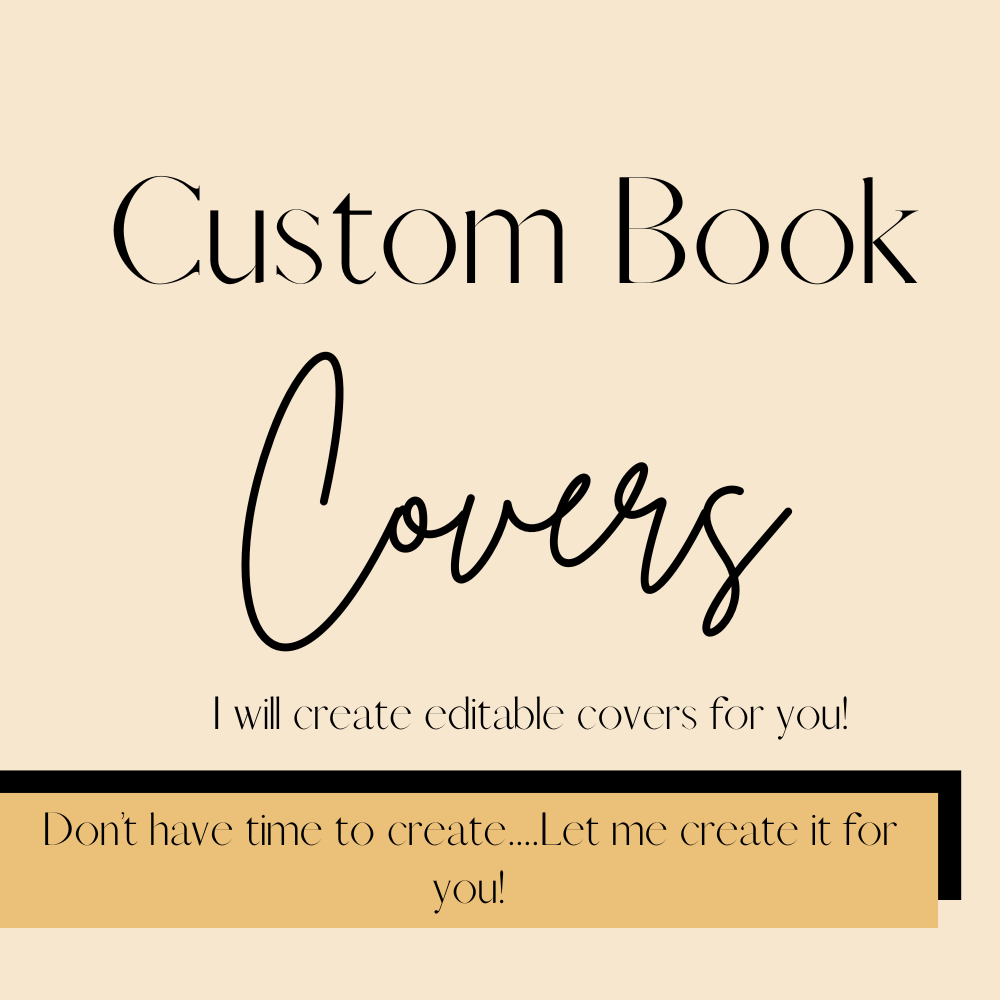 Custom Book Cover Creation