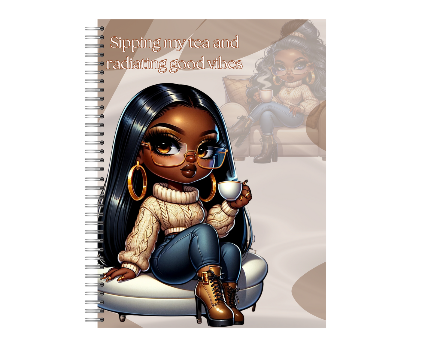 Good Vibes Sip & Write Notebook