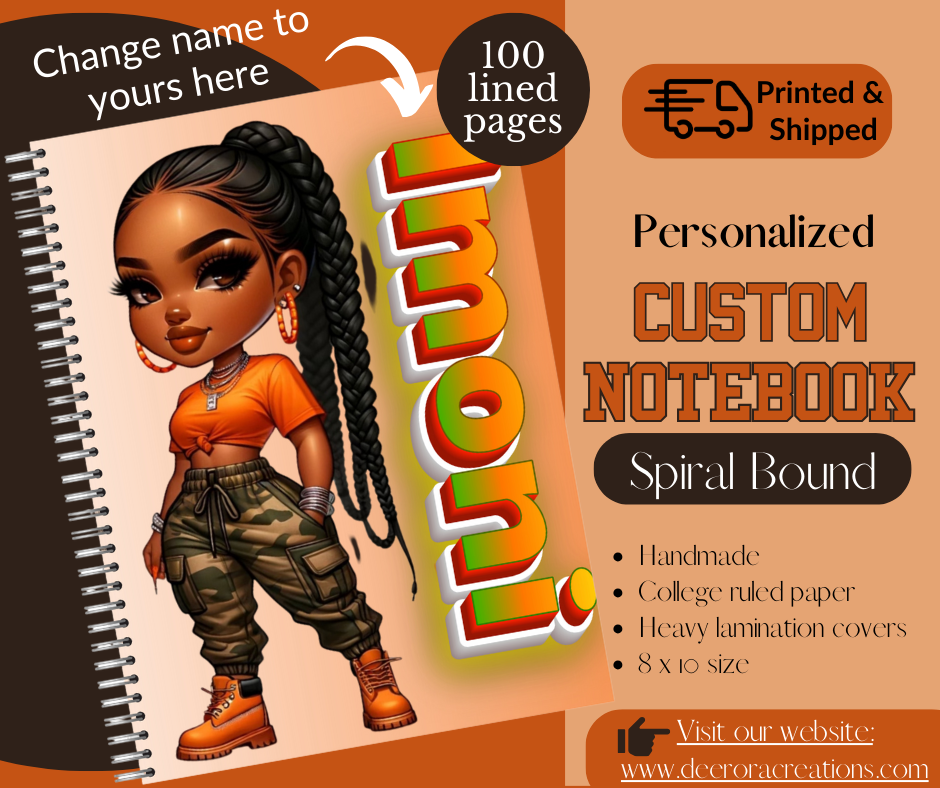 Personalized Girl Notebook
