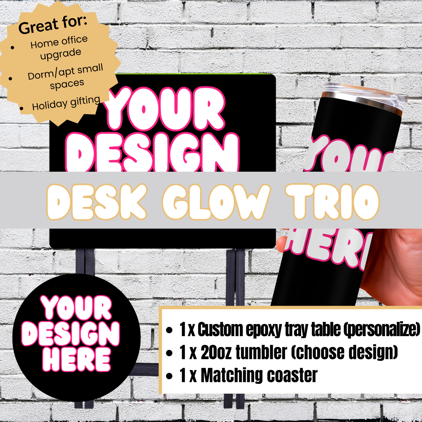 Desk Glow Trio