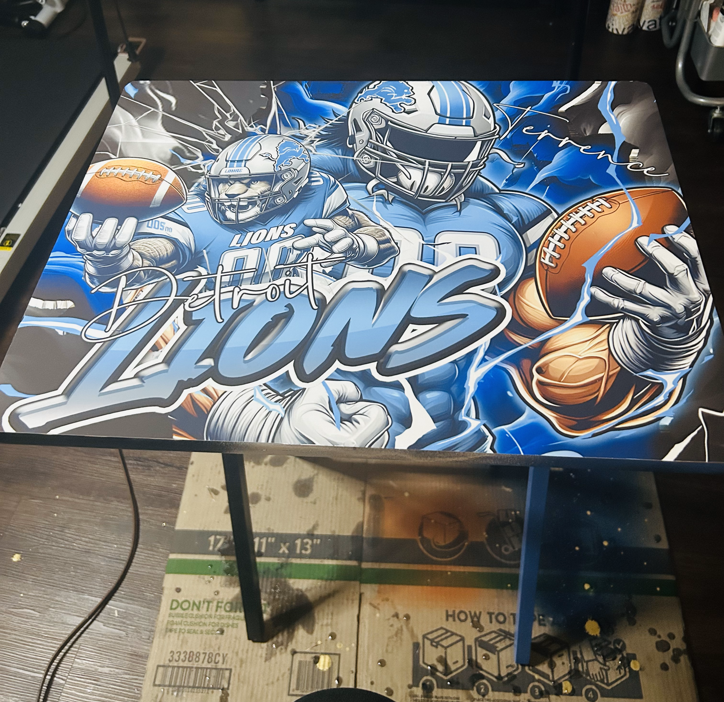 Custom Tray Tables-Epoxy Covered