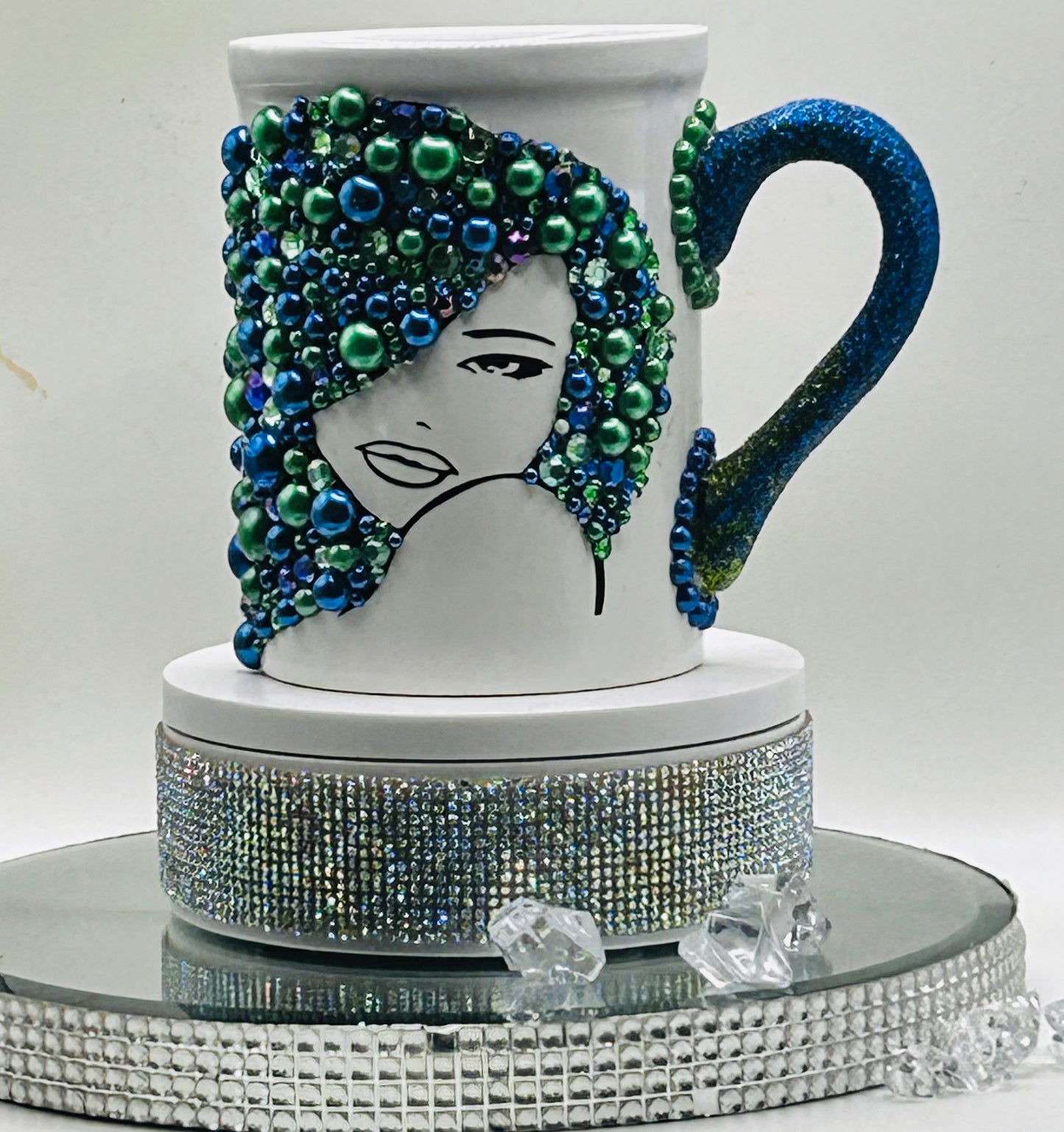 Glam Girl Rhinestone Mug