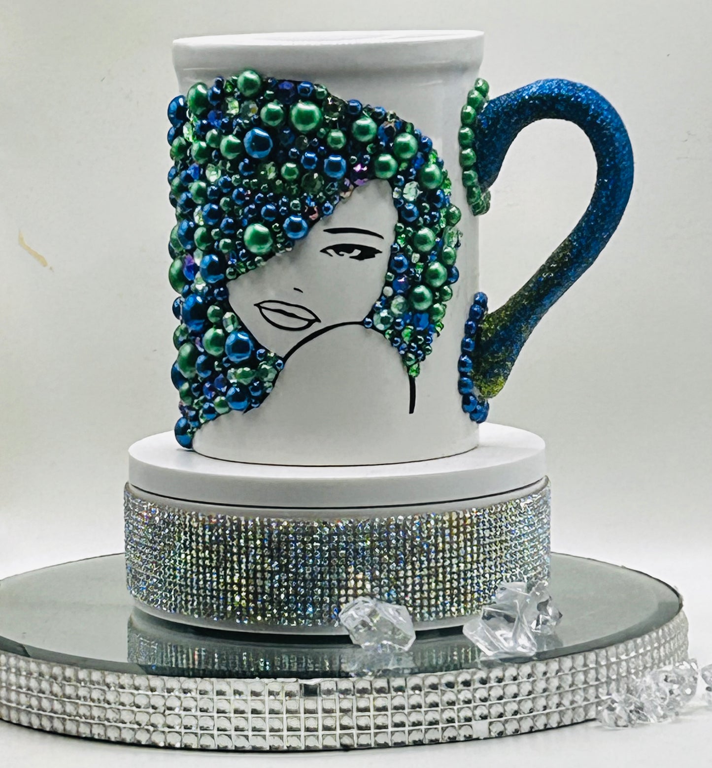 Glam Girl Rhinestone Mug