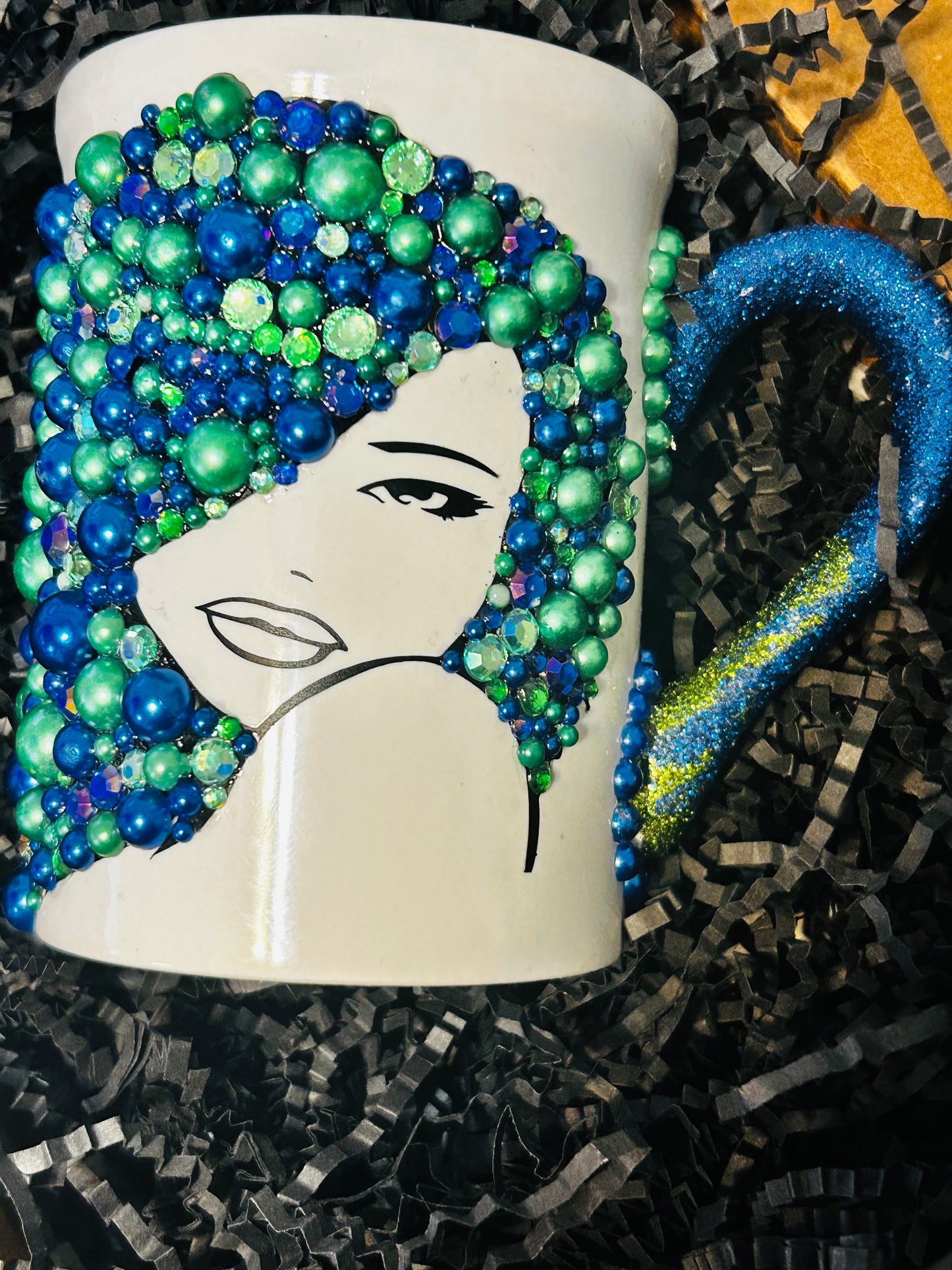 Glam Girl Rhinestone Mug