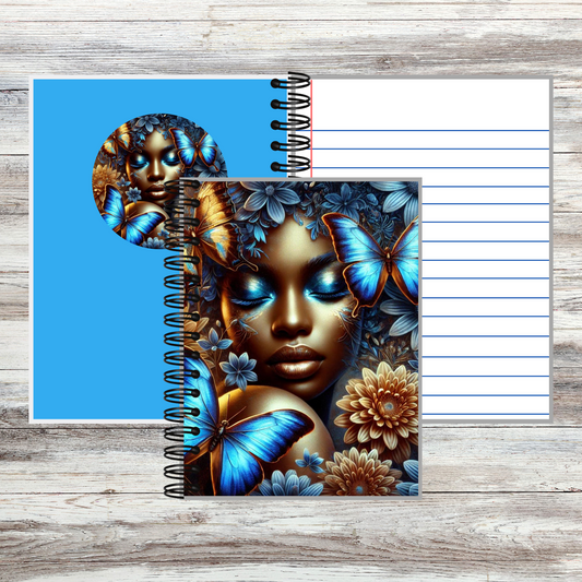 Blue Butterfly Notebook