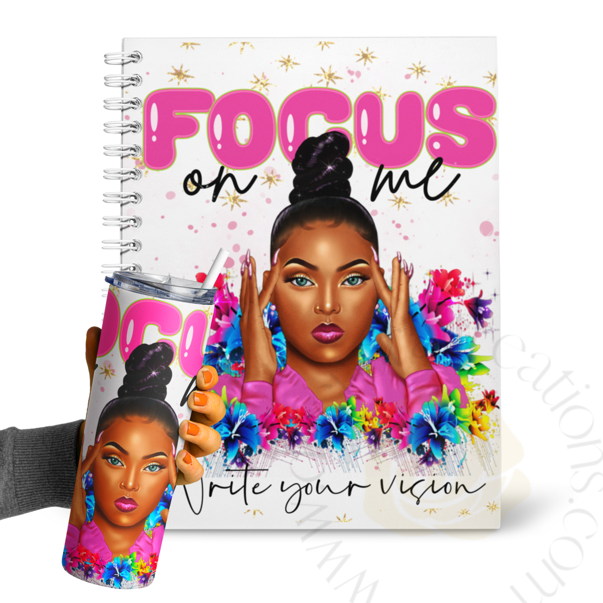 Focus on Me Pink Notebook