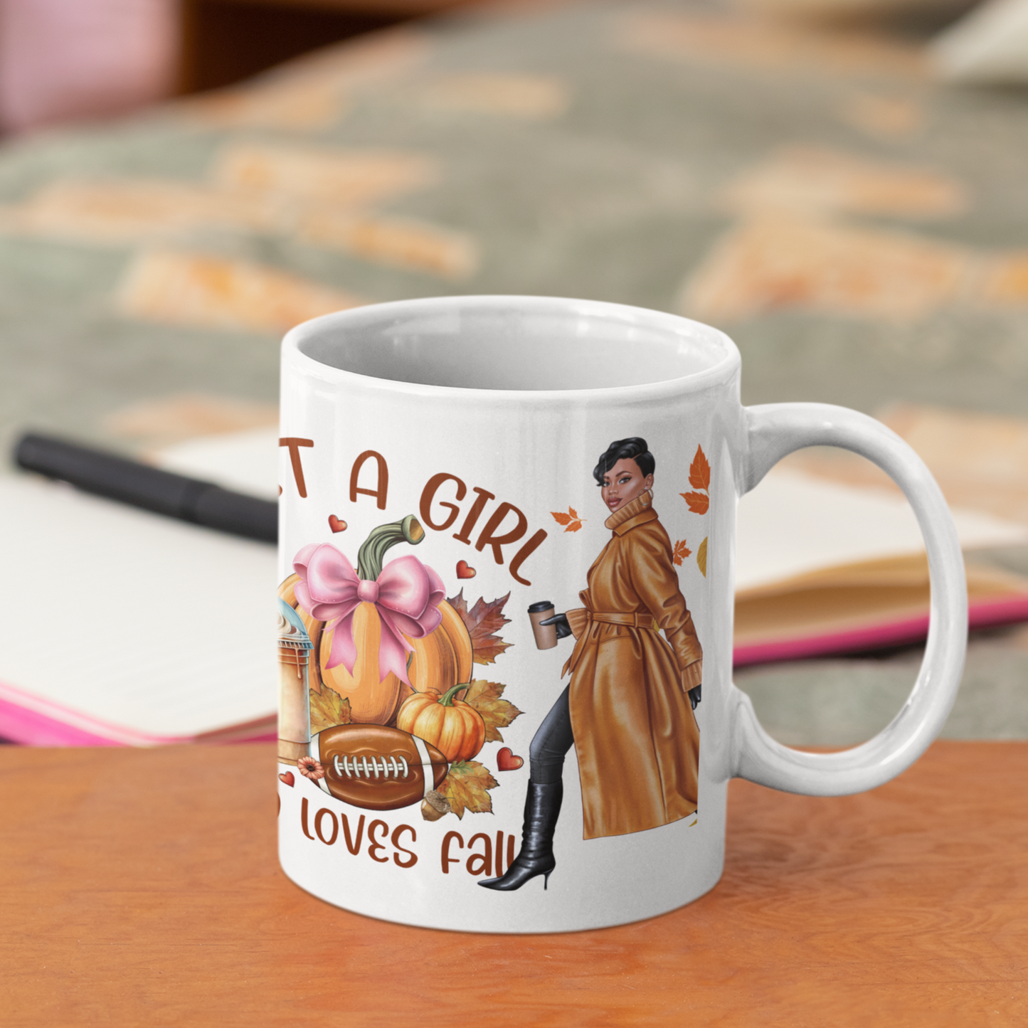 Girl that Loves Fall Coffee Mug