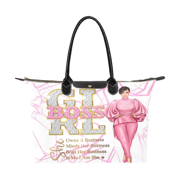 Pink Girl Boss Bling Handbag/Shoulder Bag