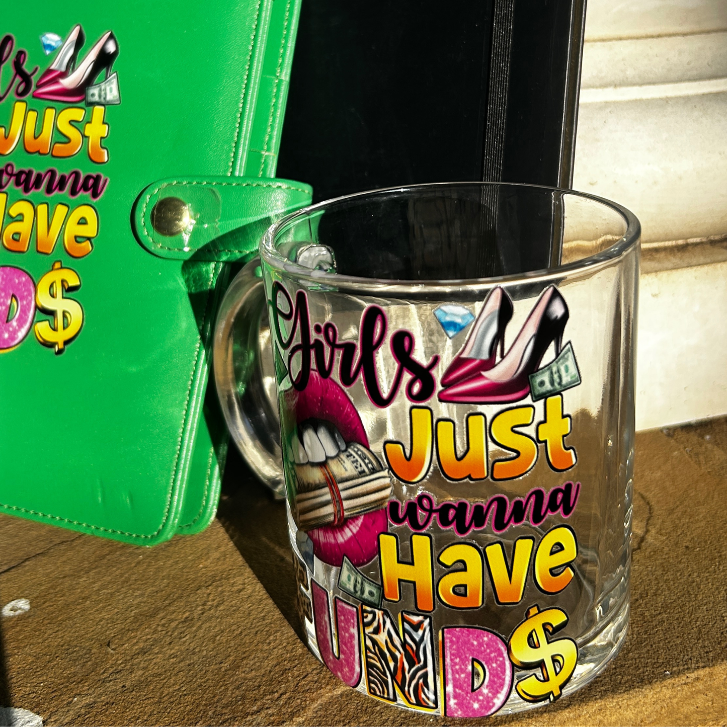 Girls Just Wanna Have Funds – Budget Planner, Notebook & Mug Bundle