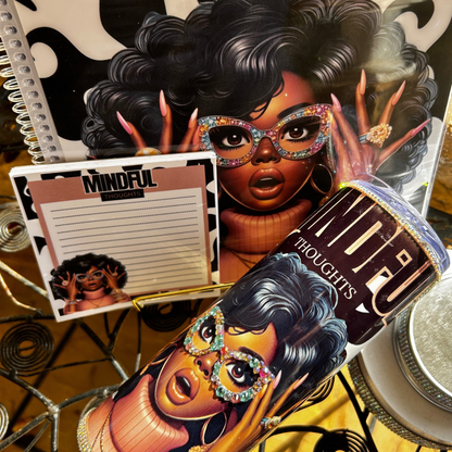 “Mindful Thoughts” Luxe Stationery & Tumbler Set