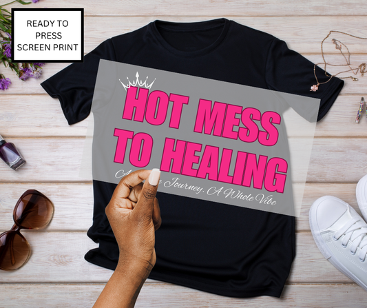 Hot Mess DTF Transfer – Ready to Press