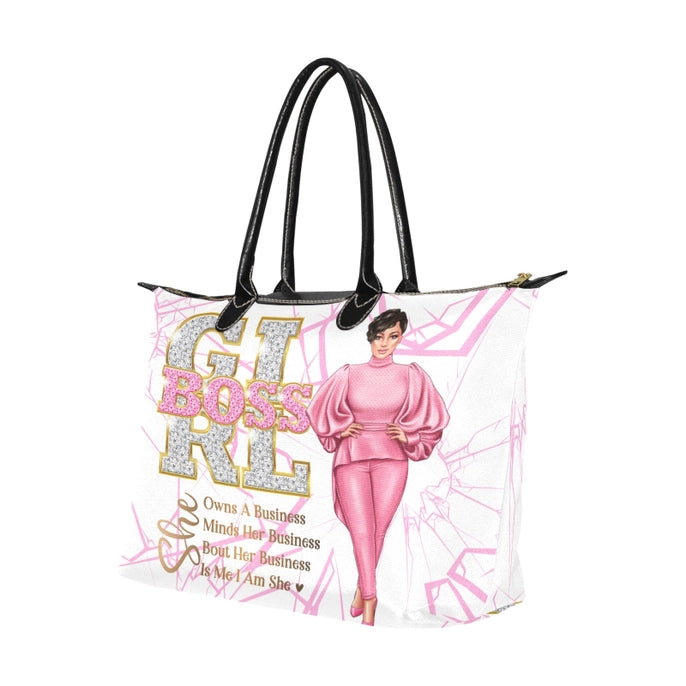 Pink Girl Boss Bling Handbag/Shoulder Bag