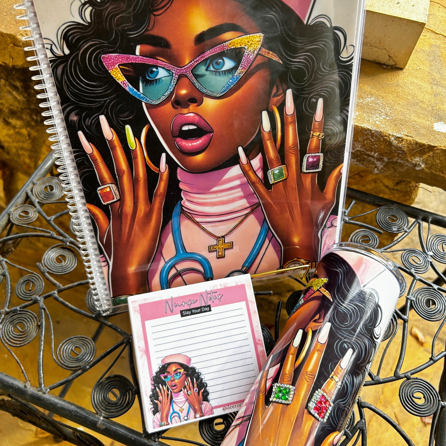 Nurse Notes Glam Gift Set – Slay Your Day in Style