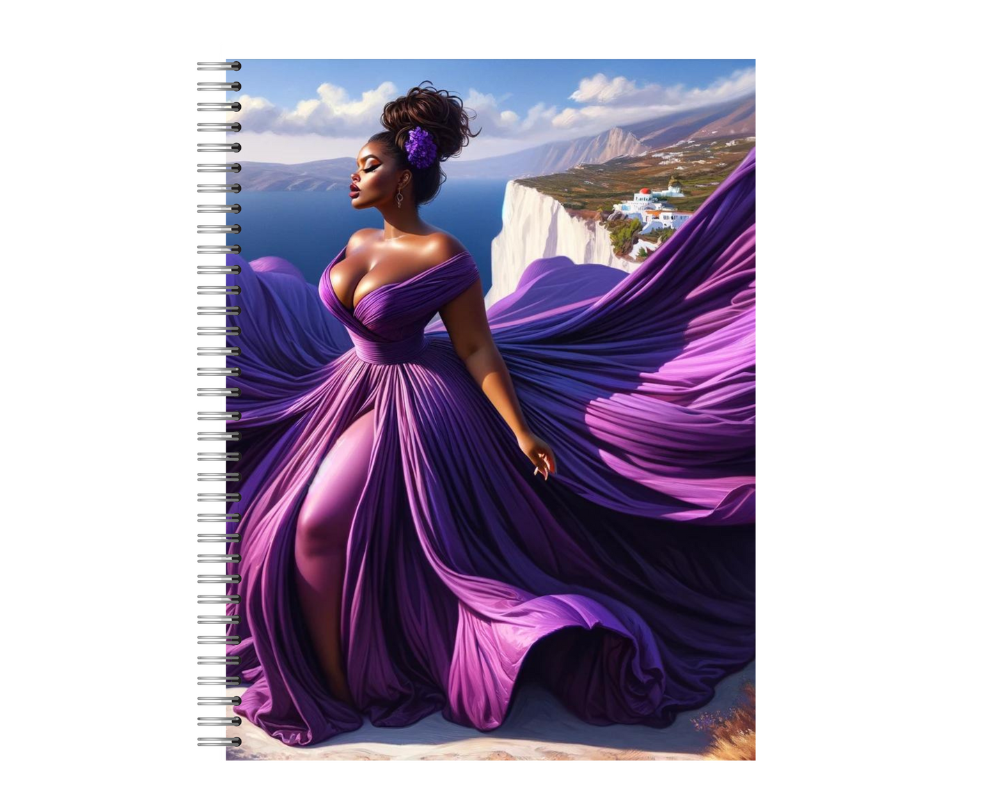 Purple Flow Notebook