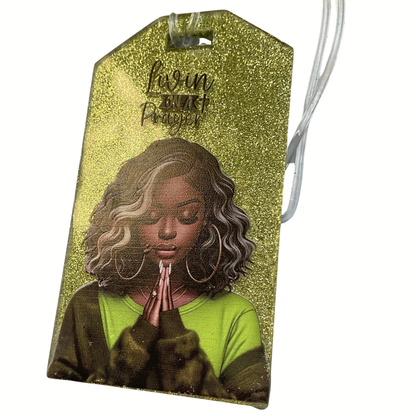 Faith-Fueled Luggage Tag – “Livin’ on a Prayer” Edition