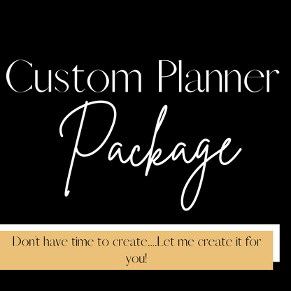 Custom Planner Package