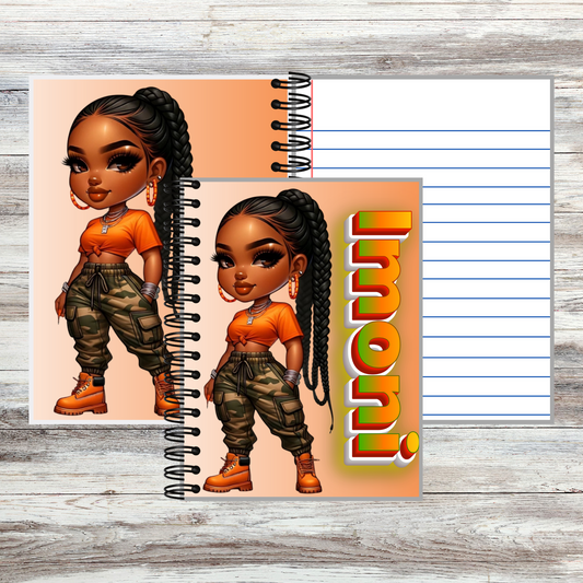 Personalized Girl Notebook