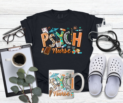 Psych Nurse DTF Transfer – Ready to Press