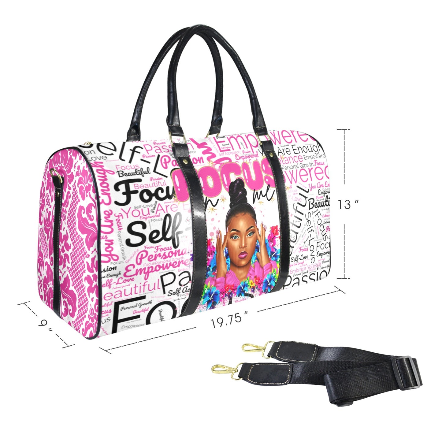 Focus Pink Travel Bag