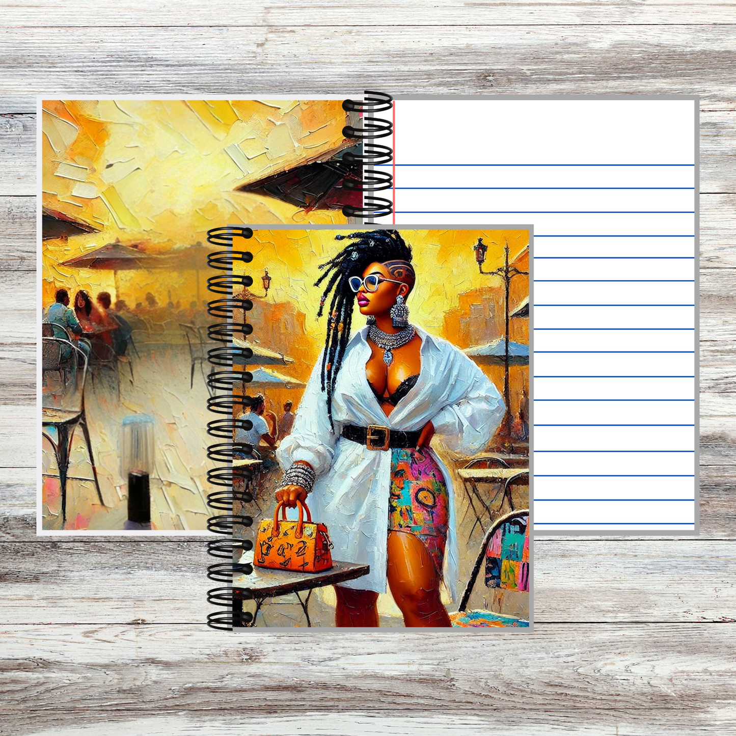 Bold & Beautiful Café Notebook