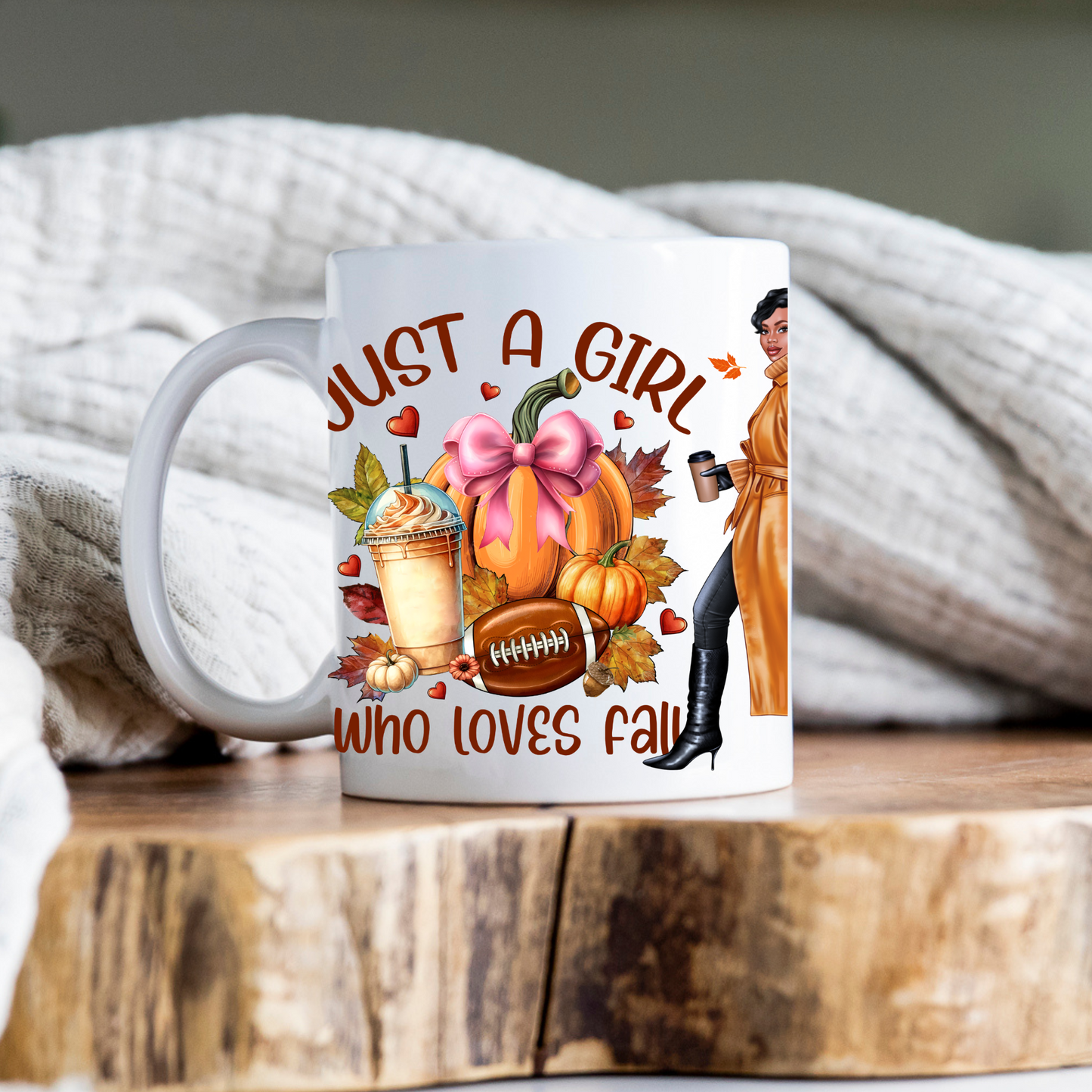 Girl that Loves Fall Coffee Mug