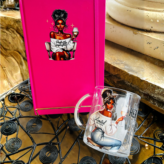 Perfectly Imperfect Wine Journal + Mug Gift Set