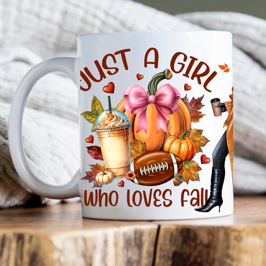 Girl that Loves Fall Coffee Mug