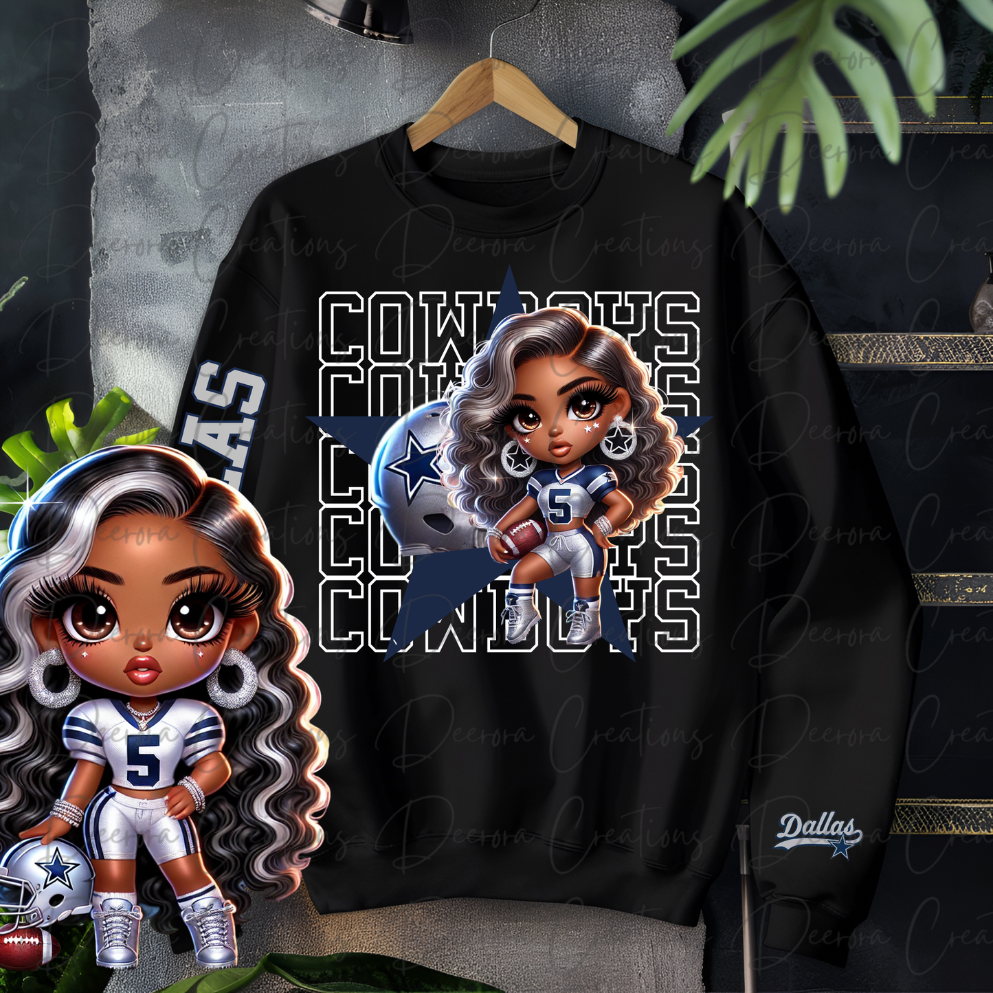Football Inspired Sweatshirt