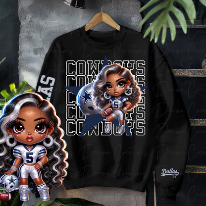 Football Inspired Sweatshirt