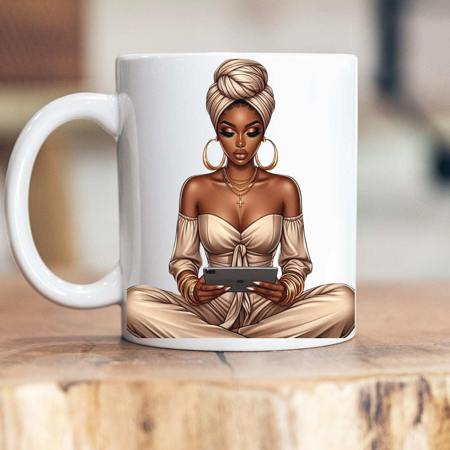 Elegant Self-Care Queen Mug