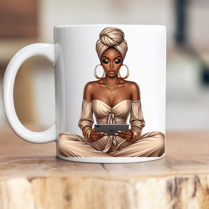 Elegant Self-Care Queen Mug