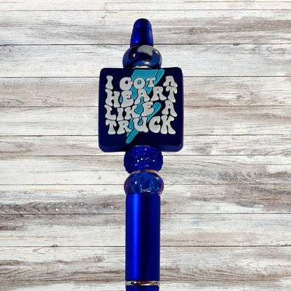 I Gotta Heart Like a Truck" Beaded Pen