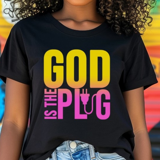 GOD'S THE PLUG T-SHIRT