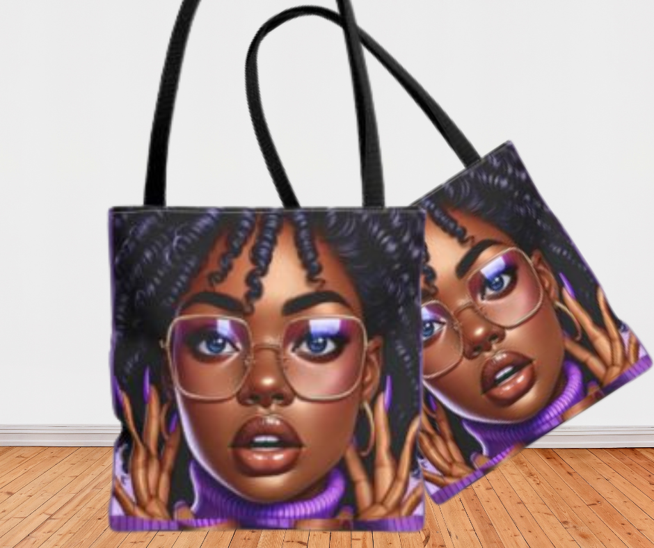 Purple Pop Tote Bag