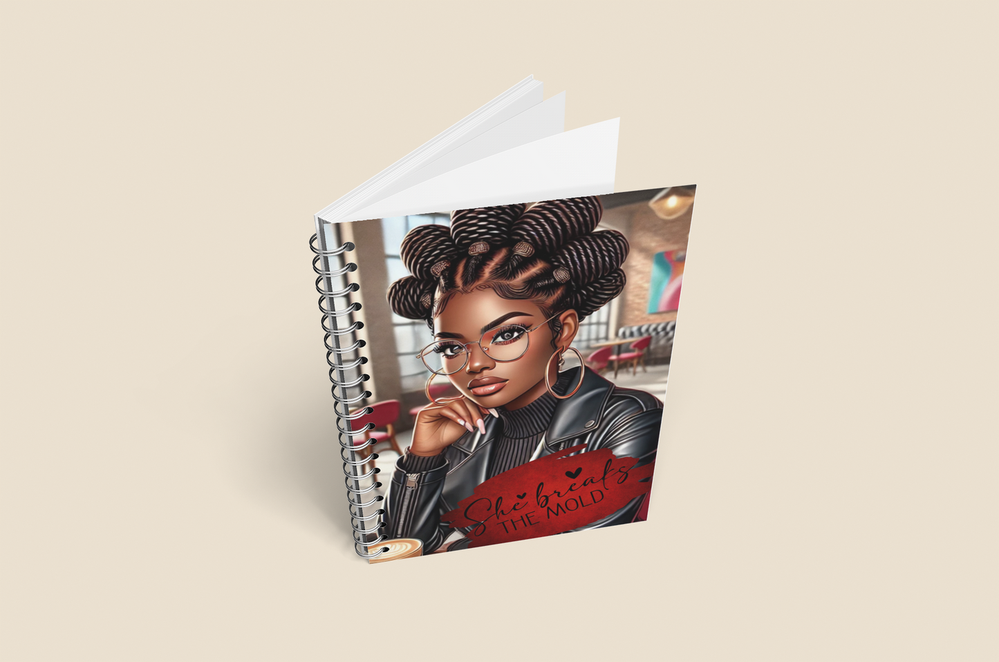 She Breaks the Mold Notebook