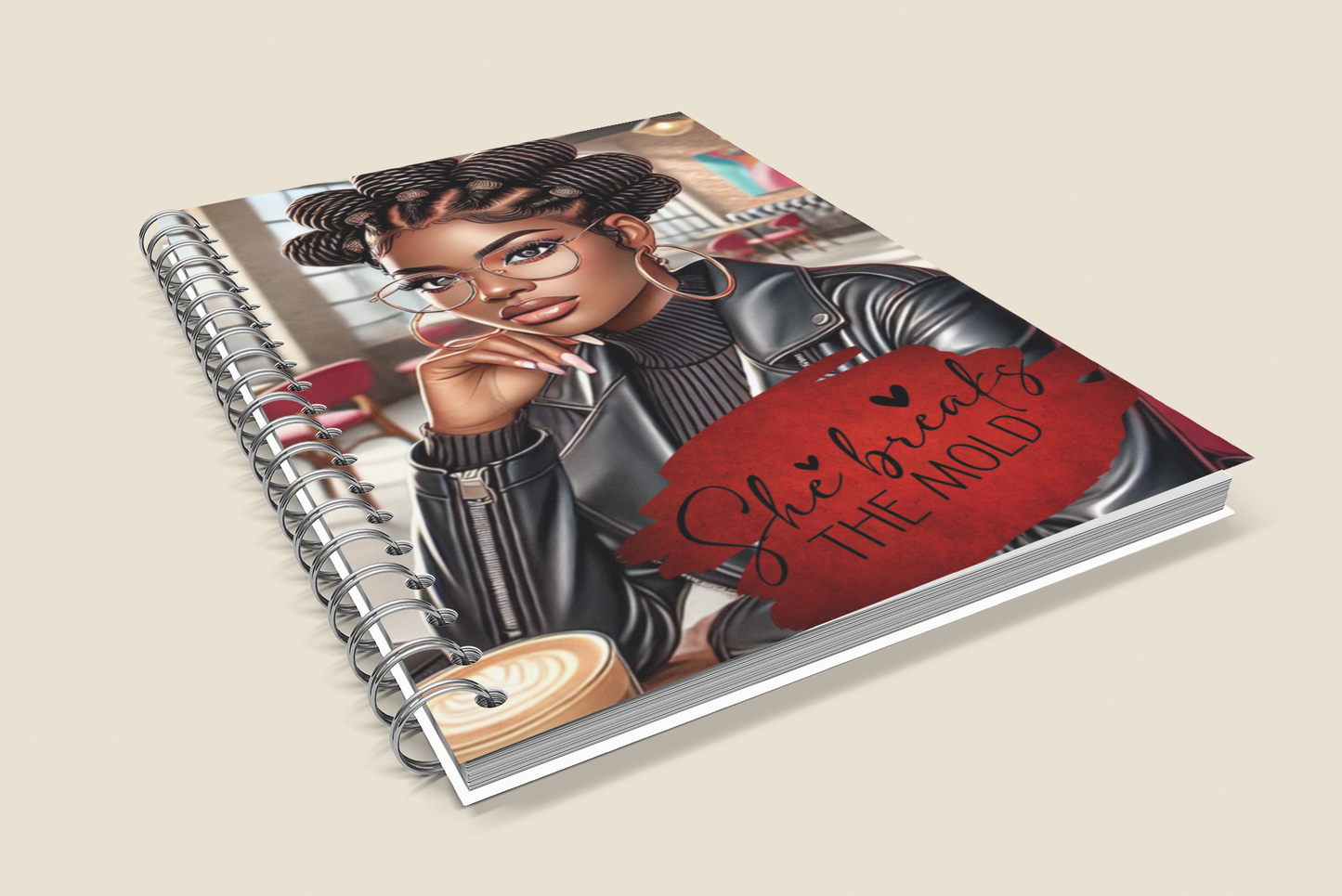 She Breaks the Mold Notebook