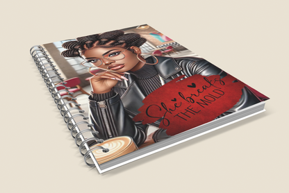 She Breaks the Mold Notebook