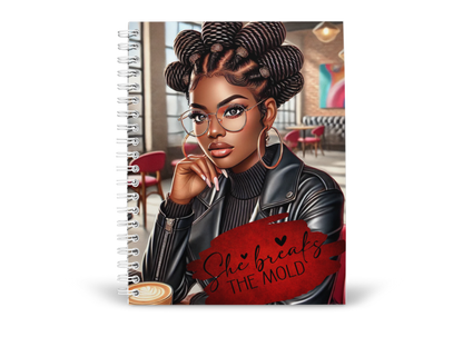 She Breaks the Mold Notebook